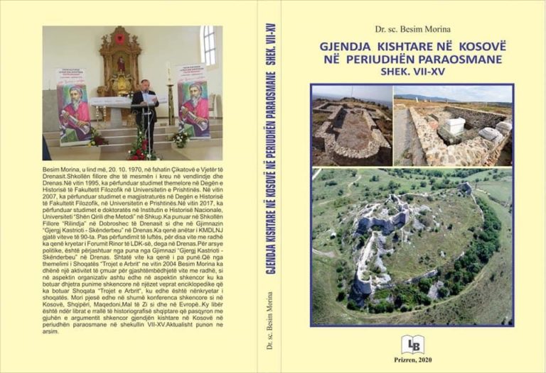 “Gjendja Kishtare në Kosovë në periudhën paraosmane – shekulli VII –XV”, një libër që zbulon të vërteta historike për mbijetesën e kishës katolike