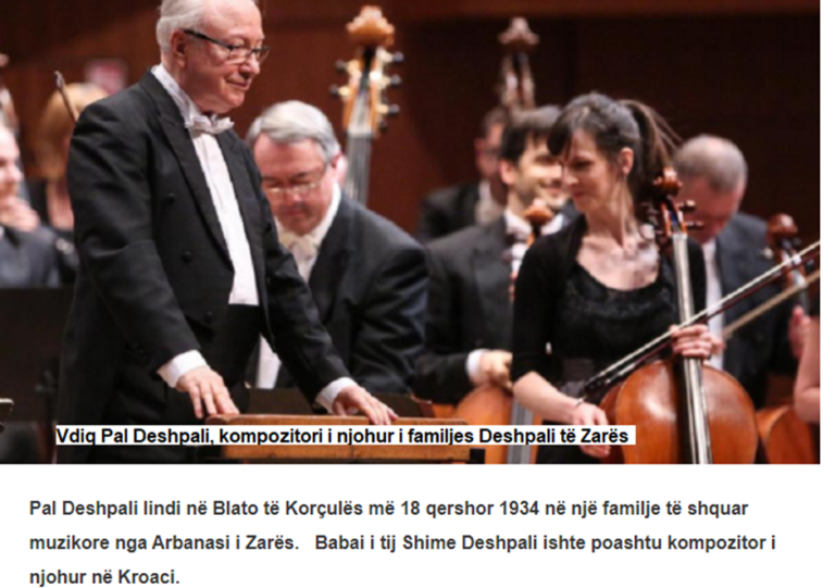 Arbanasi i Zares dhe familja Deshpali