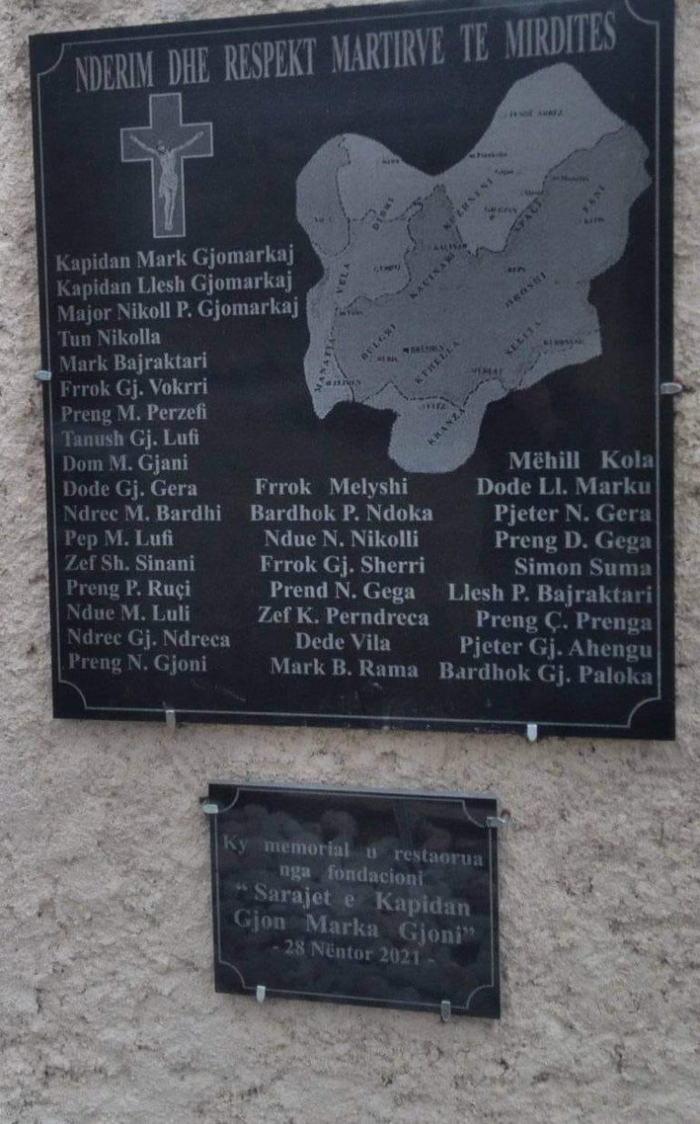 Rindertimi i Memorialit të heronjëve të Mirditës, hapje e rrugës për realizimin e projekteve të tjera
