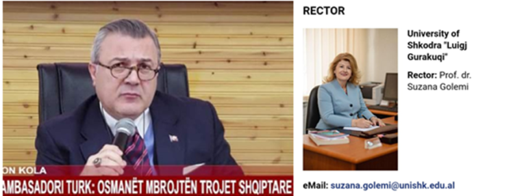 Prof. Dr. Suzana Golemi në mes të Shkoder loces, krenohet  me 500 vjet robërimi turk