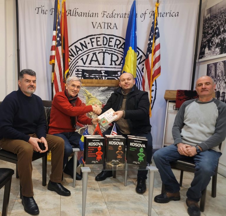 Profesor Jusuf Buxhovi vizitoi Federatën Pan – Shqiptare VATRA në SHBA