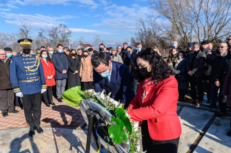 Presidentja: Njerëzit si Jusufi, Bardhoshi e Kadriu njëherë hyjnë në histori në mënyrë meritore dhe mbeten përjetësisht aty