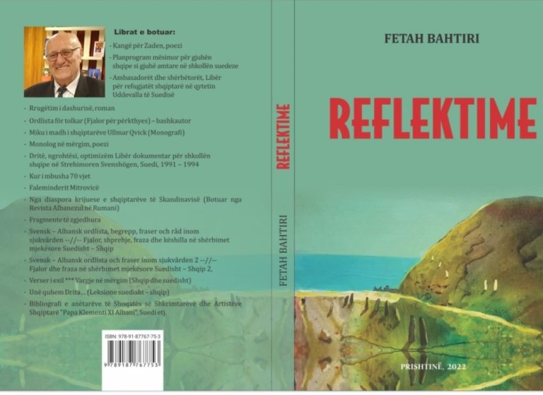 Aroma e atdhedashurisë në librin “Reflektim” të Prof. Fetah Bahtirit
