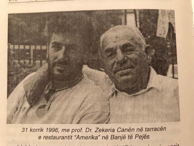 Pak biografi dhe disa rrëfejza e kujtime të mia për Prof. Dr. Zekeria Canën, Anton Çettën dhe Anton Kadri Prekajn