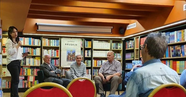 Promovimi i romanit “Rrusha” në librarinë “Dukagjini” të Prishtinës