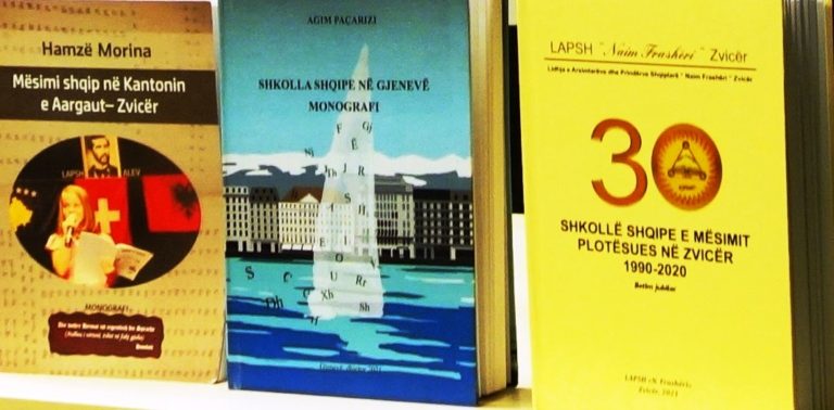 Përurimi i tre librave nga LAPSH “Naim Frashëri” në Zvicër, në Kosovë dhe Zvicër