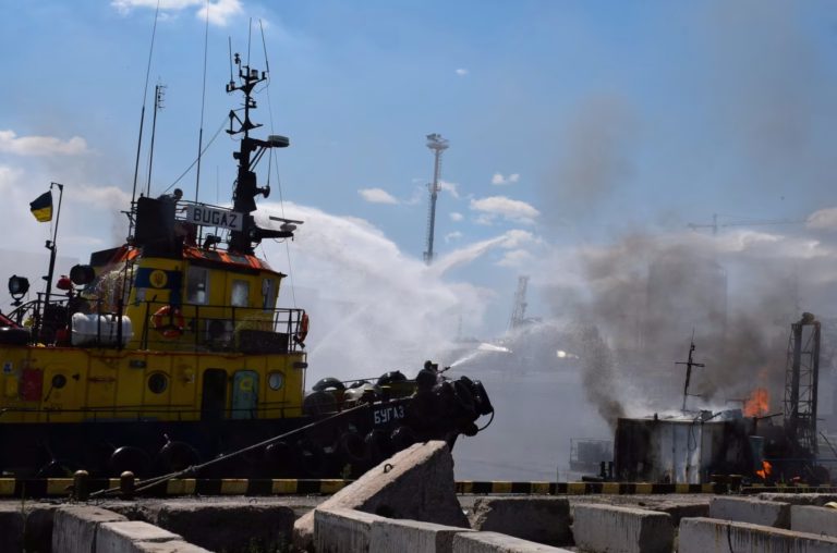 Inteligjenca britanike: Nuk ka asnjë shenjë që sulmi rus goditi objektivat ushtarake në Odesa