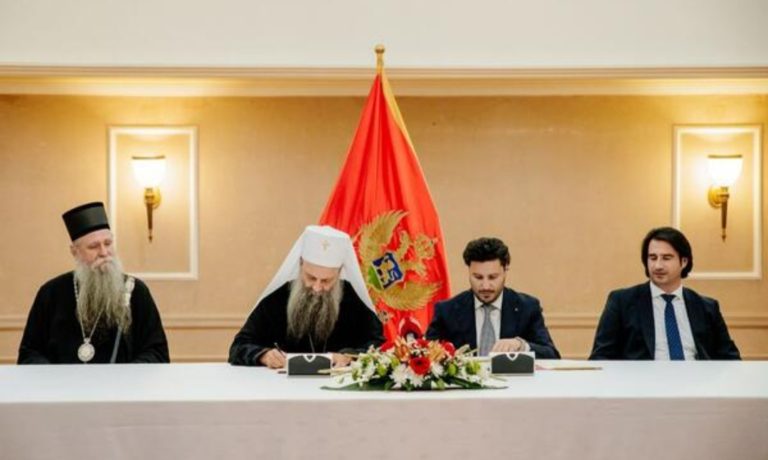Për shkak të marrëveshjes së Abazoviçit me autoritetet e KOS, Kisha e Shën Mërisë, e ndërtuar në Ostros të Madh të Krajës, më 1001, kalon nën juridiksionin e Kishës Ortodokse Serbe!