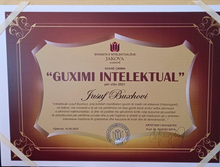 Kredoja e Guximit Intelektual të Jusuf Buxhovit, në tri pamje