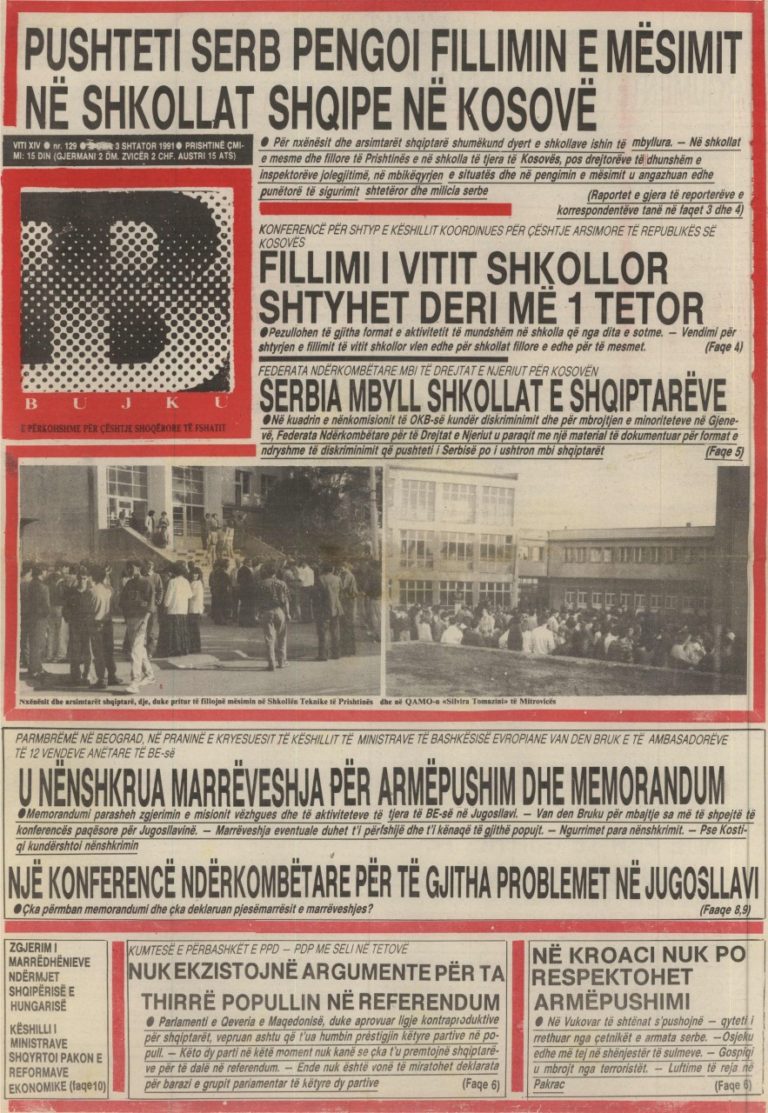 Kosova para 31 viteve: Shqiptarëve edhe shkollat ua mbylli Serbia okupatore
