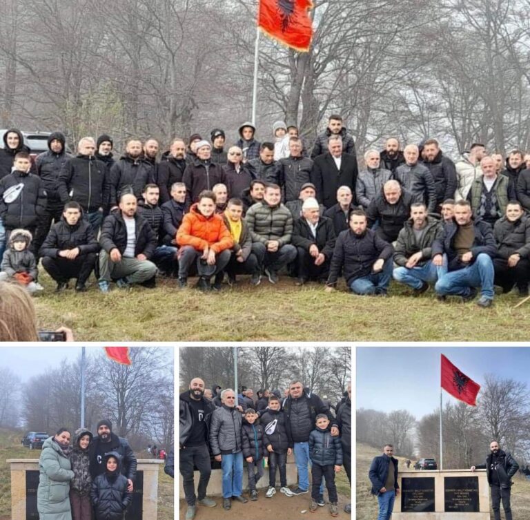 Ngritja e pllakës përkujtimore për Mustaf Memishin-Tanushën