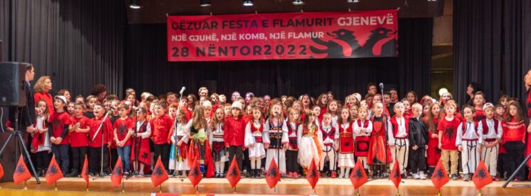 Festë e madhe në Gjenevë në ditën e 28 Nëntorit , Ditës së Pavarësisë së Shqipërisë