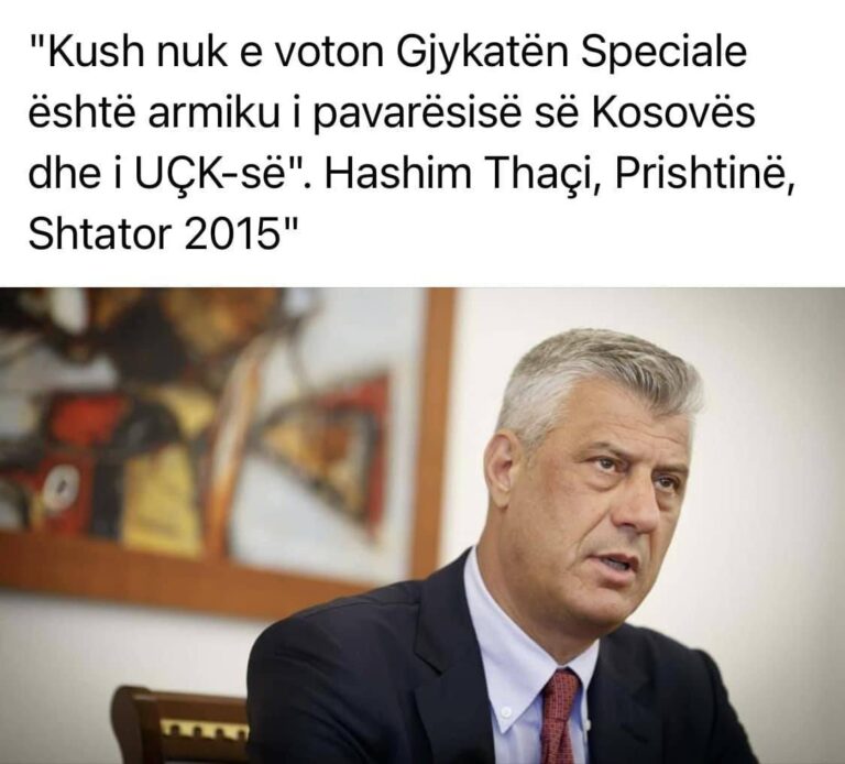 Klasa politike e këtij vendi po e paguan dënimin për veprimet e veta antishtetërore dhe antidemokratike