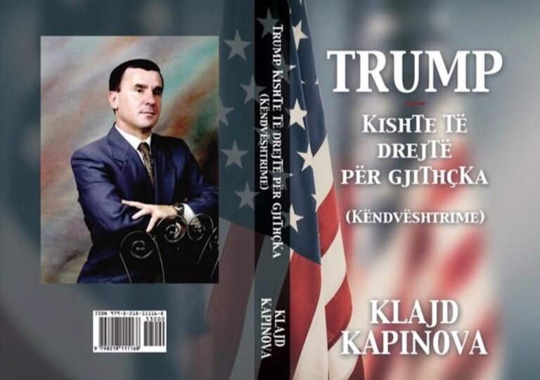 “Trump kishte të drejtë për gjithçka”, vështrim për librin e Klajd Kapinovës