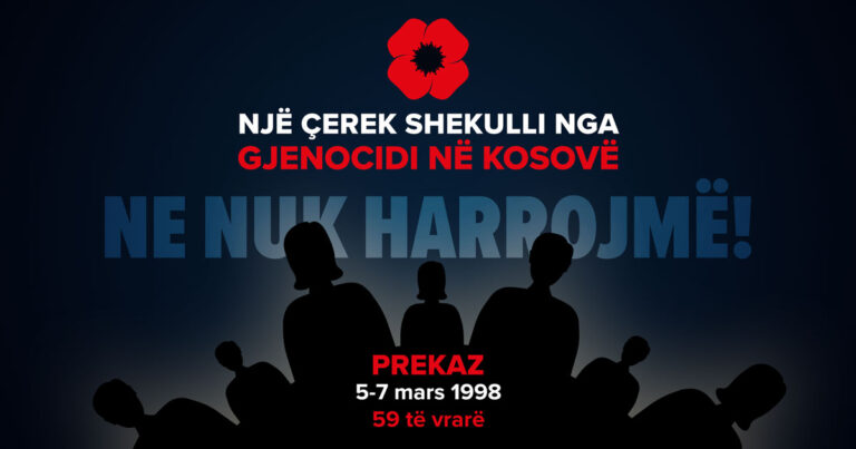 Një çerek shekulli nga gjenocidi në Prekaz