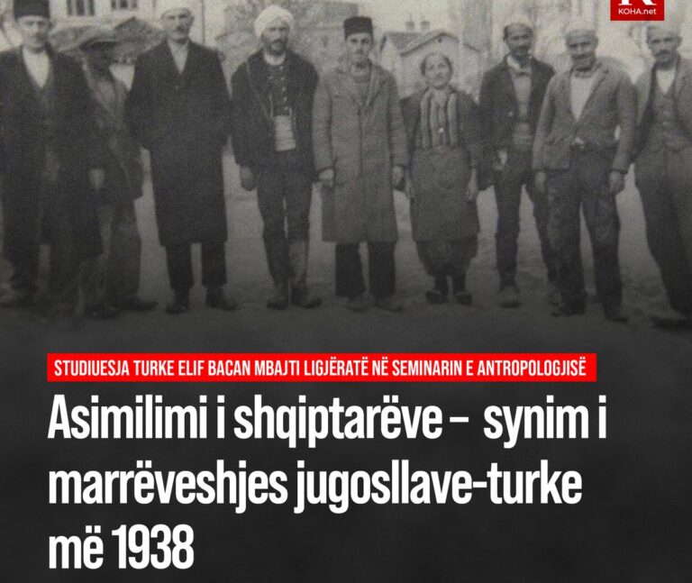 Shqiptarët ishin detyruar të shkonin në Turqi, jo si shqiptarë, por si myslimanë