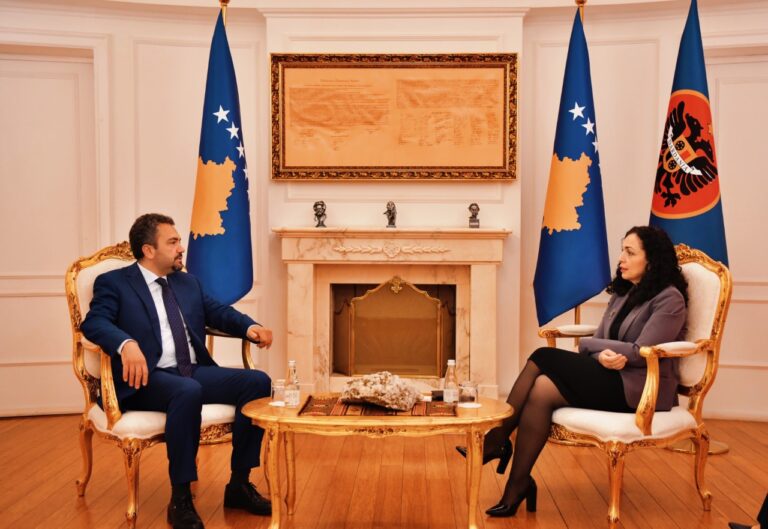 Presidentja Osmani ka takuar sot Kryetarin e Komisionit Qendror të Zgjedhjeve z. Kreshnik Radoniqi 