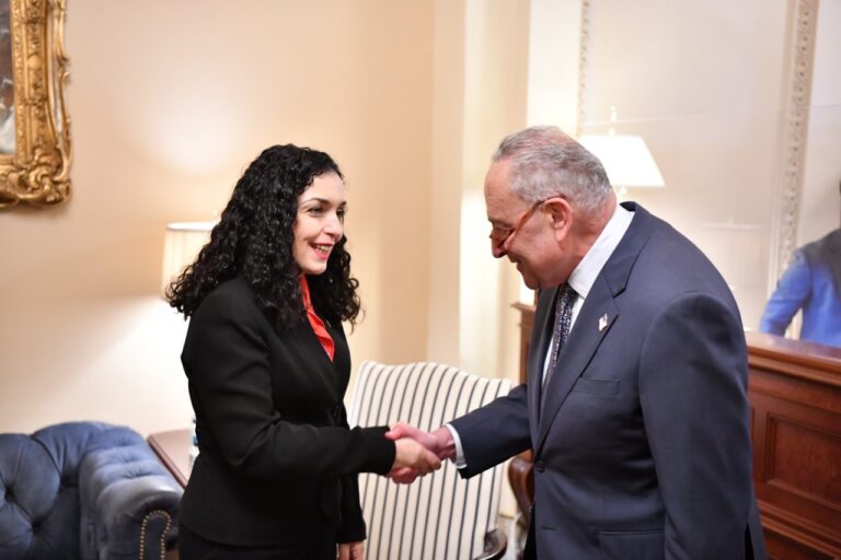 Presidentja Vjosa Osmani realizoi takime në Kongresin amerikan