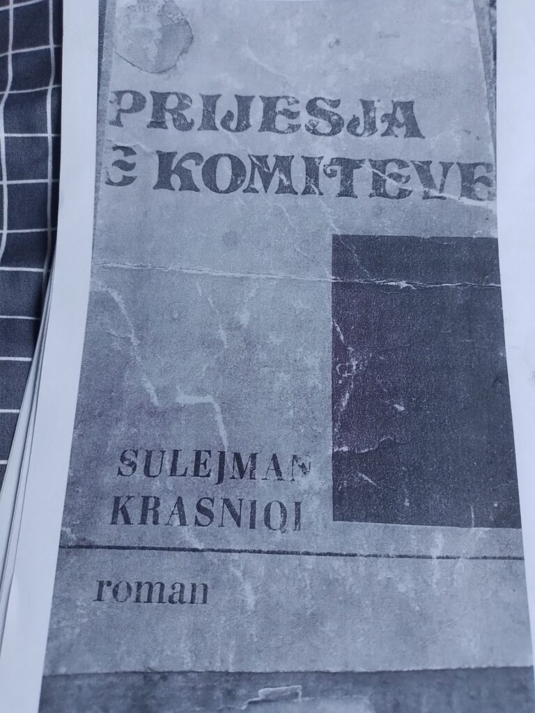Analizë për romanin të Sulejman Krasniqit,“Prisja e Komiteve”