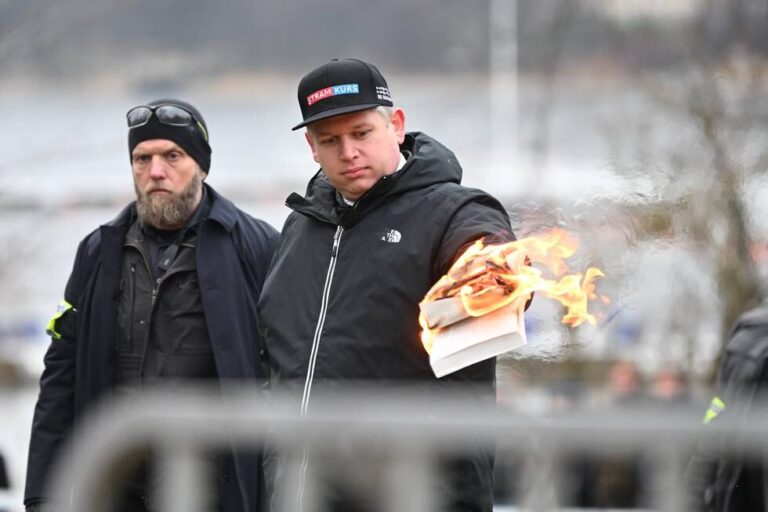 Policia suedeze jep leje për djegien e Kuranit