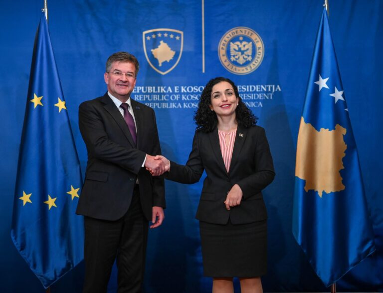 Presidentja Osmani priti në takim përfaqësuesin Special të BE-së për Dialog, z.Miroslav Lajčák  