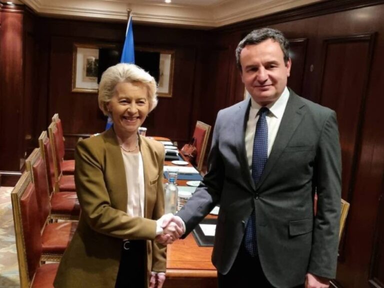 Në Athinë, Kryeministri Kurti takoi Presidenten e Komisionit Evropian, Ursula von der Leyen