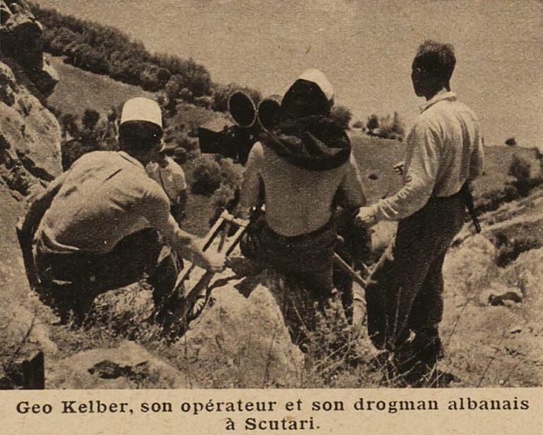Cinemonde (1937) / Rrëfimi i Geo Kelber mbi xhirimet e filmit dokumentar në Shqipëri