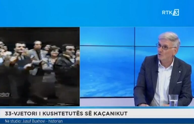 Jusuf Buxhovi: Kushtetuta e Kaçanikut është një nga aktet më madhore