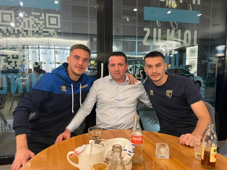 Krasniqi dhe Hyseni të Klubit Futbollistik Llapi të Podujevës, me të ardhme të ndritur
