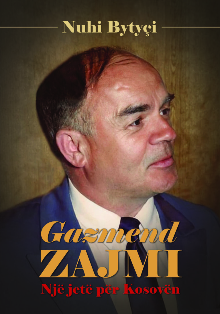 Doli nga shtypi monografia “Gazmend Zajmi – Një jetë për Kosovën” me autor Nuhi Bytyçin