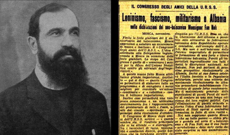 La Tribuna (1927) / Leninizmi, fashizmi, militarizmi dhe Shqipëria në deklaratat e neobolshevikut imzot Fan Noli në Moskë