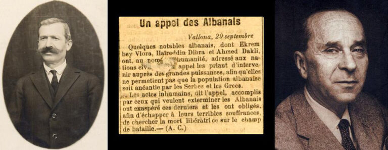 Stamboul (1913) / Apeli i Eqrem Bej Vlorës, Hairedin Dibrës dhe Ahmet Daklit ndaj kombeve të qytetëruara për të shpëtuar shqiptarët nga serbët dhe grekët