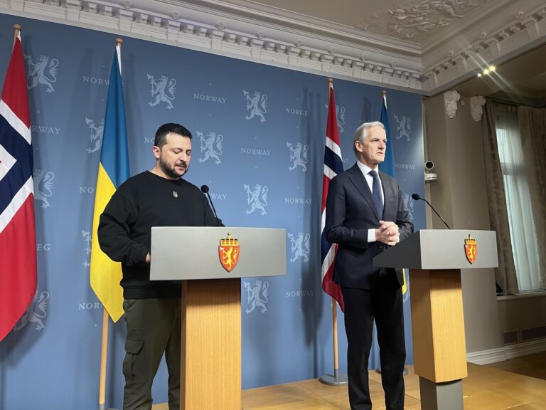 Luftëtari Volodymyr Zelensky është në Norvegji
