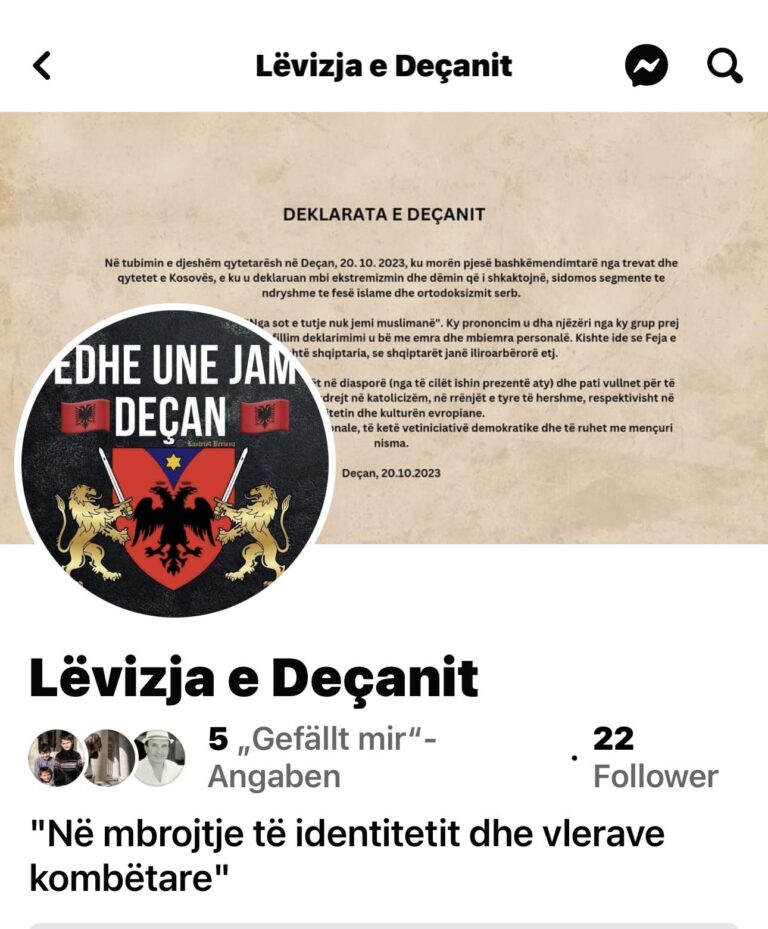 Një viti nga dalja në skenë e Lëvizjes së Deçanit për braktisjen e fesë islame
