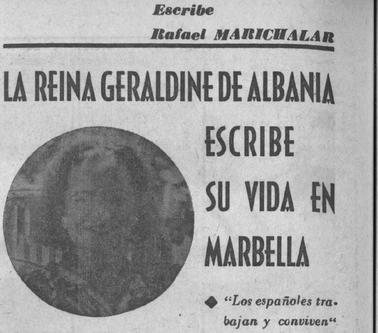 Pueblo (1965) / Intervista ekskluzive me Mbretëreshën Geraldinë në Marbella : “Leka I, dëshira për të sjellë djalin në Shqipëri, jeta në Spanjë, shkrimi i një libri, sporti, muzika…”