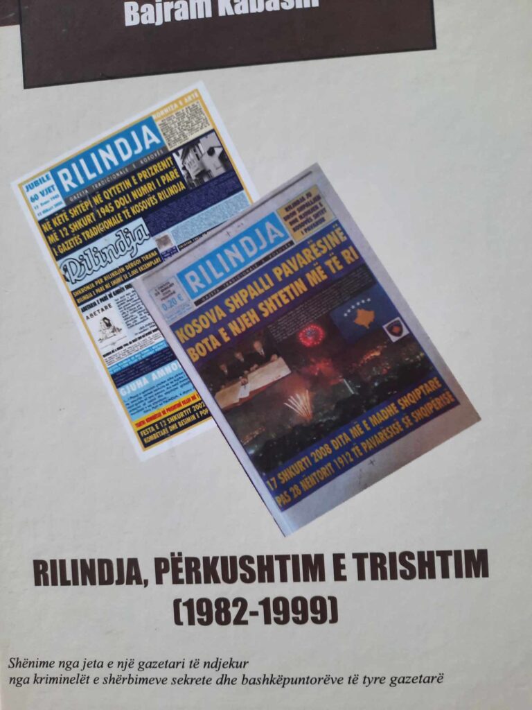Nafi Çegrani : Mendime rreth librit të Bajram Kabashit, “Rilindja, përkushtim e trishtim”, një libër me vlera të shumëta