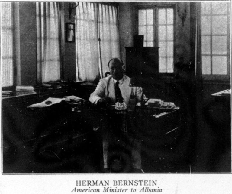 1932 / “Ja çfarë shikoj nga dritaret e ambasadës amerikane në Tiranë” — Rrëfimi i hollësishëm i ambasadorit Herman Bernstein