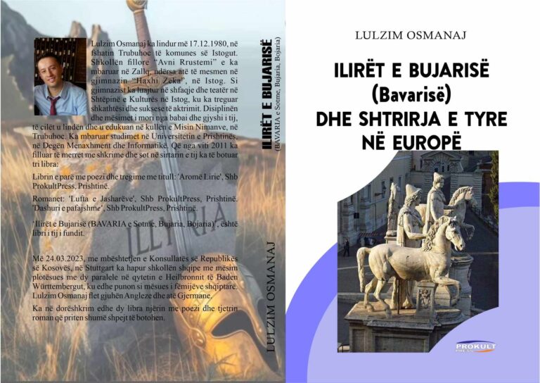 “Ilirët e Bujarisë”, libër i Lulzim Osmanajt