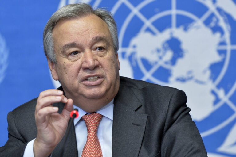 Sekretet e Organizatës së Kombeve të Bashkuara , Antonio Guterres