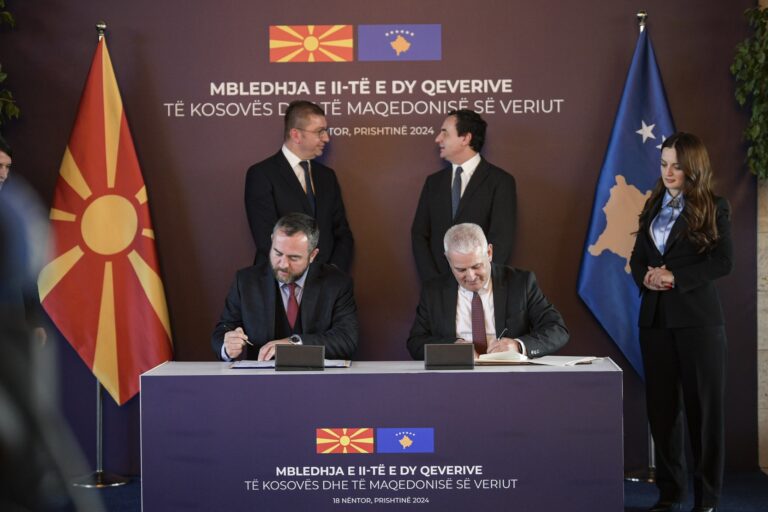 Qeveria e Republikës së Kosovës dhe Qeveria e Maqedonisë së Veriut mbajtën mbledhjen e dytë të përbashkët