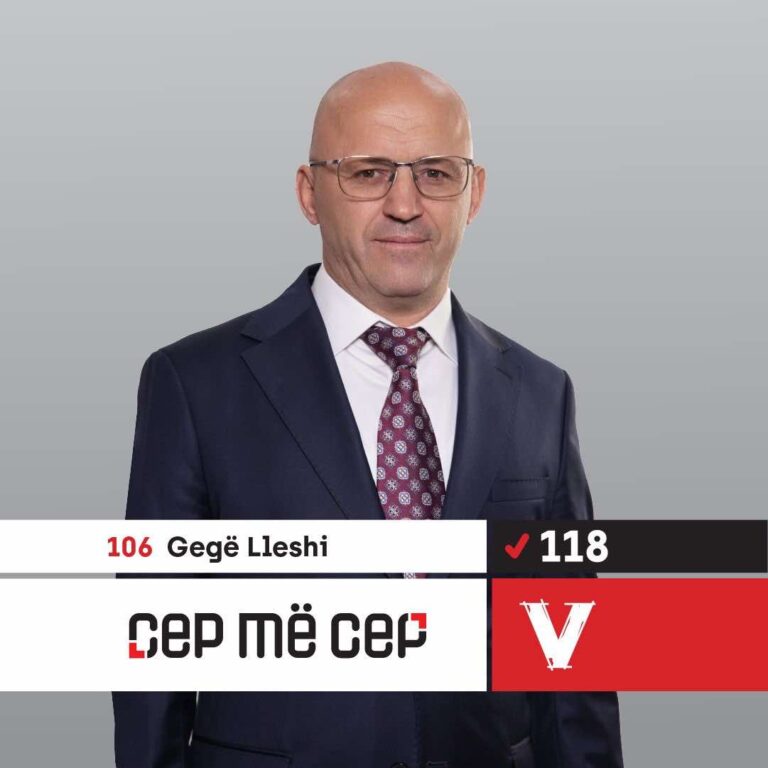 Gegë Lleshi, një kandidat i mrekullueshëm për deputet i LVV dhe një figurë atdhetare që është mëkat të mos votohet