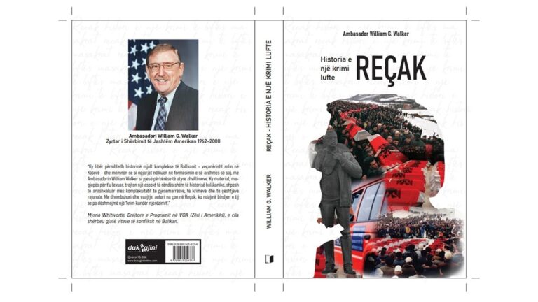 “Reçak: Historia e një krimi lufte”, ngjarja që ndryshoi të ardhmen e Kosovës, libër i ish-Diplomatit Amerikan William G. Walker