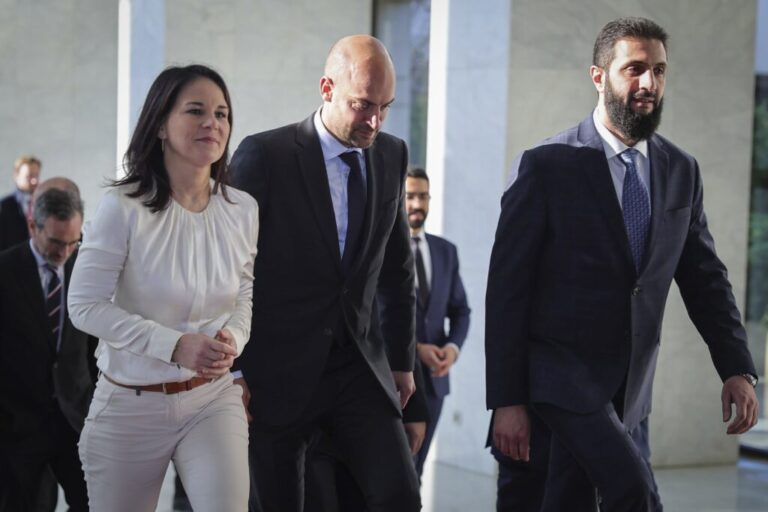 Baerbock: Ne nuk do të financojmë islamizimin. Al-Sharaa nuk pranoj t’ia shtrëngonte dorën