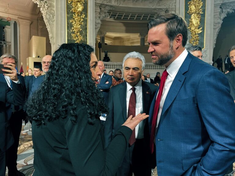 Në Paris, Presidentja Osmani takoi Zëvendës Presidentin amerikan J.D. Vance