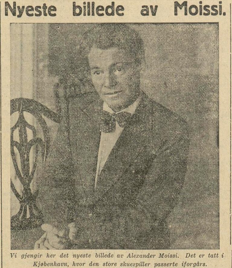 Morgenbladet (1932) / “Teatri gjerman është në krizë, nuk ngjall më interes…” — Intervista me Aleksandër Moisiun në Kopenhagë(10)
