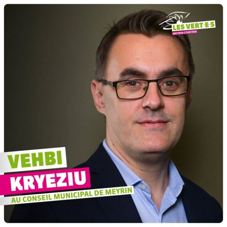 ng. Vehbi Kryeziu, përfaqësues i denjë jo vetëm i komunitetit tonë, por edhe i komuniteteve të tjera të komunës Meyrin të Gjenevës