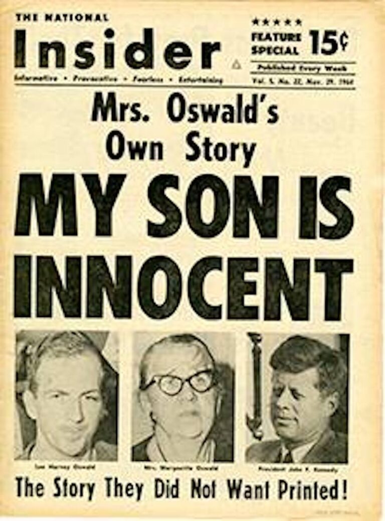 Nuk ka asnjë provë se Lee Harvey Oswald të ketë vrarë Presidentin amerikan John F. Kennedy dhe ai ishte një viktimë 100% e CIA-s
