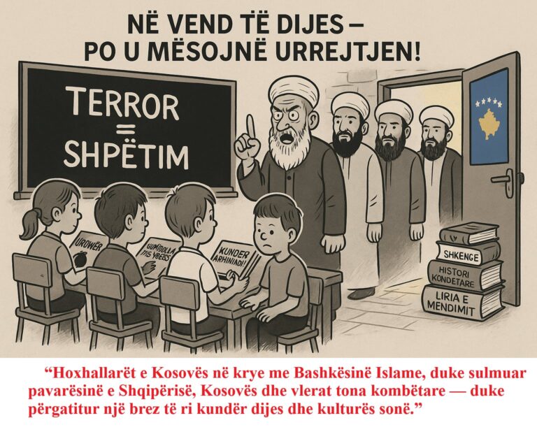 Islamistë, ndaluni se më nuk do t’u lejojmë të na shkatërroni e shndërroni në “popull tjetër”, ashtu qysh duan antishqiptarët!