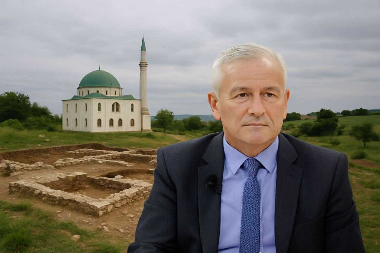 Kryetari Zenun Elezaj i AAK-së në Klinë, jep leje ndërtimore për ndërtimin e Xhamisë më të madhe në Kosovë, në zonë arkeologjike