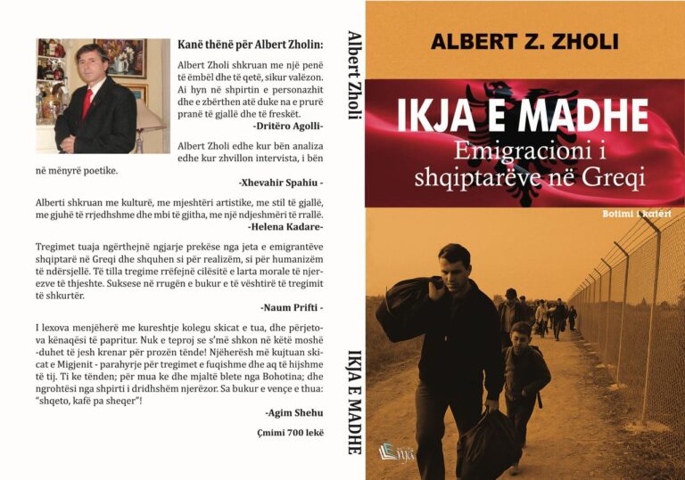 Libri “IKJA  e  MADHE” e Albert Zholit, një risi në publicistikën shqiptare